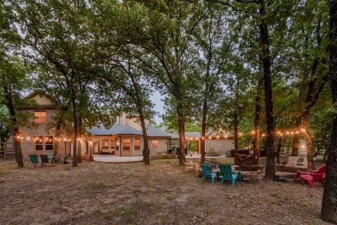 Huge backyard on 1 acre property