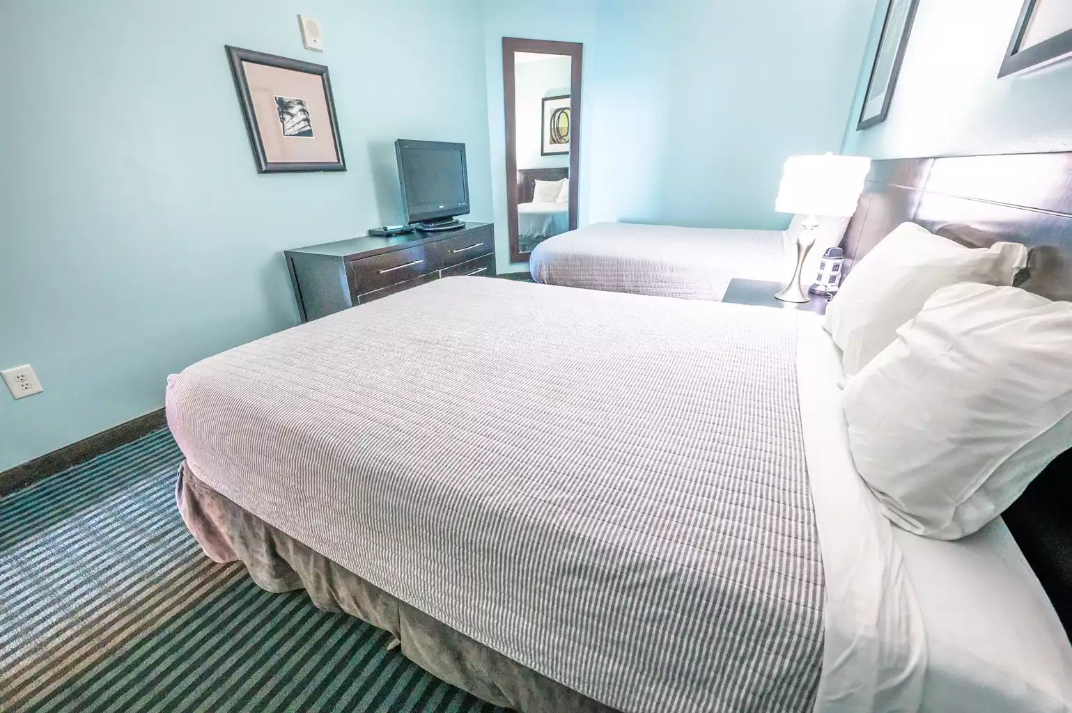 Bedroom with 2 queen beds - Oceans One 2103 - 1 Bedroom - Myrtle Beach