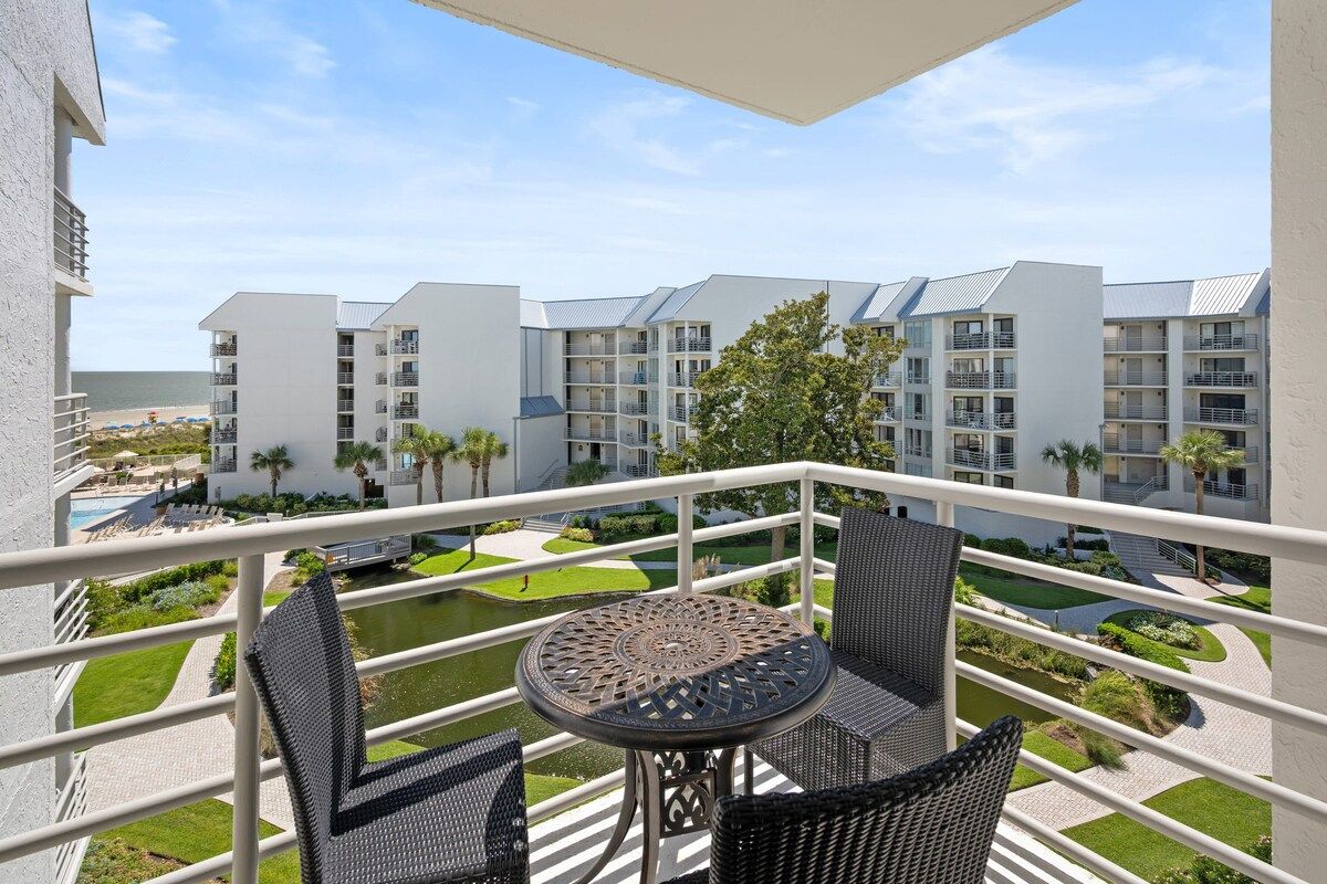 Ocean Views at Villamare 1404, Right on the Beach! image 33