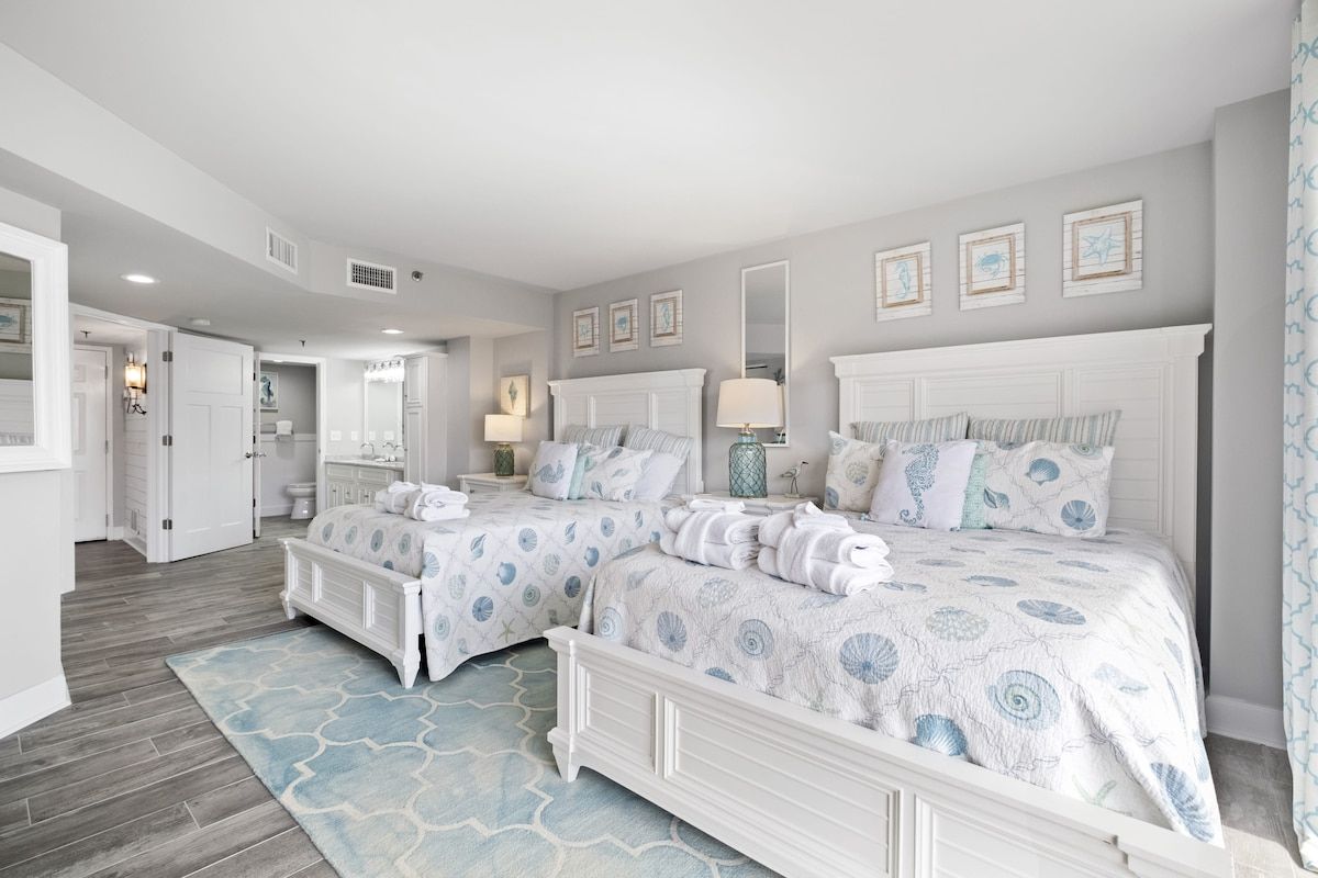 Ocean Views at Villamare 1404, Right on the Beach! image 28