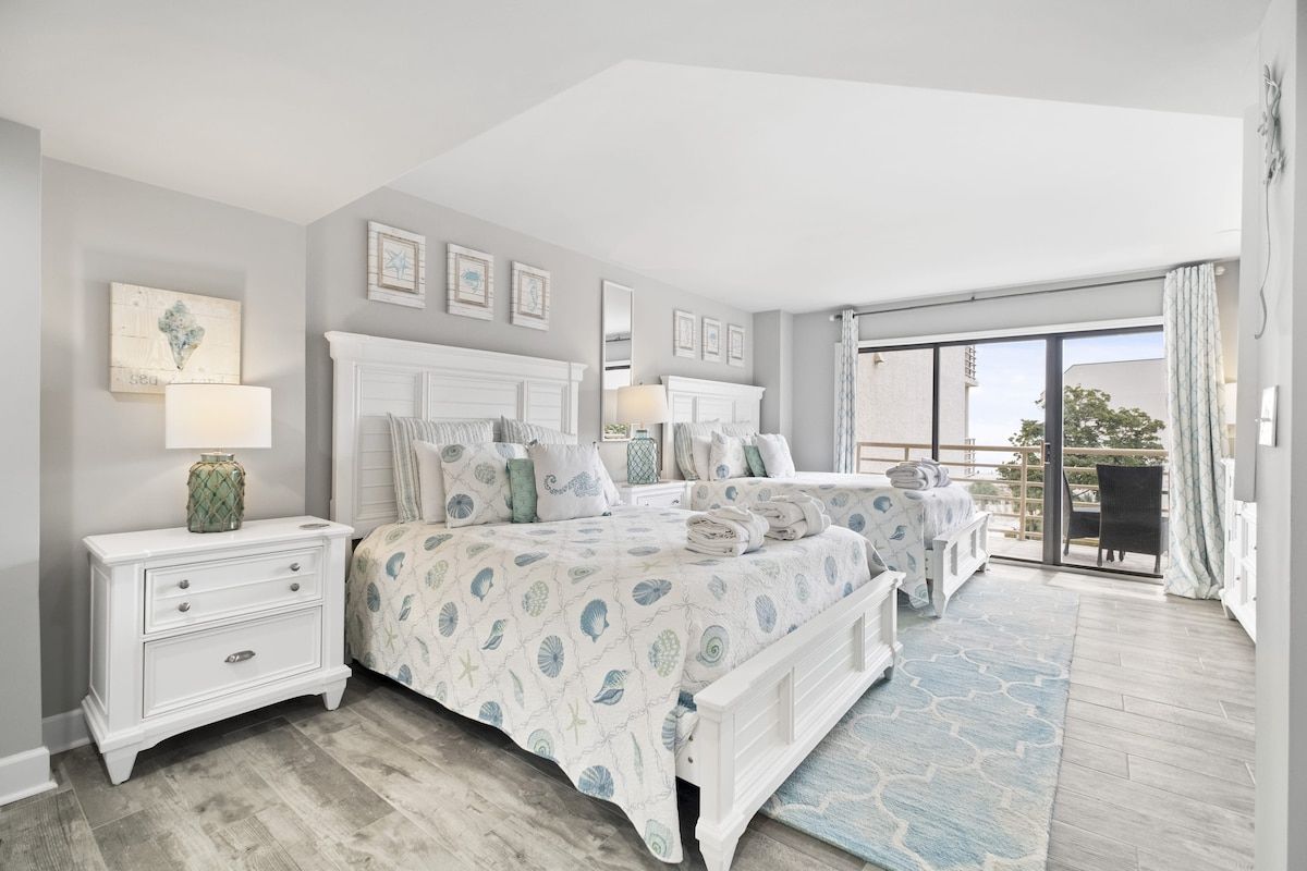 Ocean Views at Villamare 1404, Right on the Beach! image 6