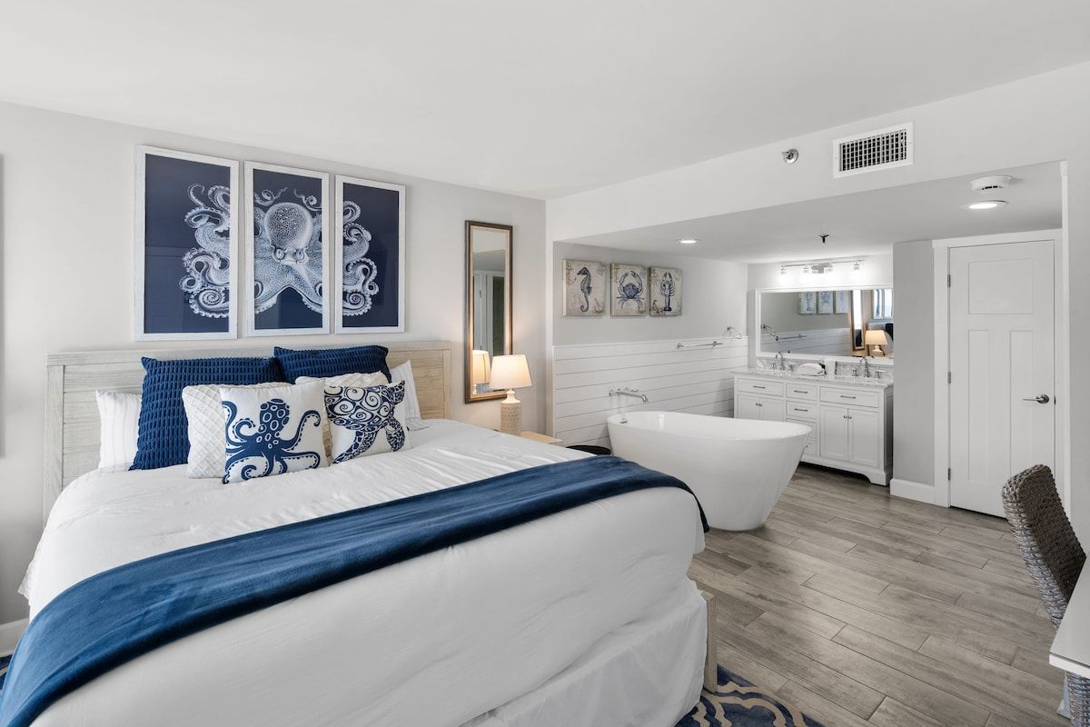 Ocean Views at Villamare 1404, Right on the Beach! image 19