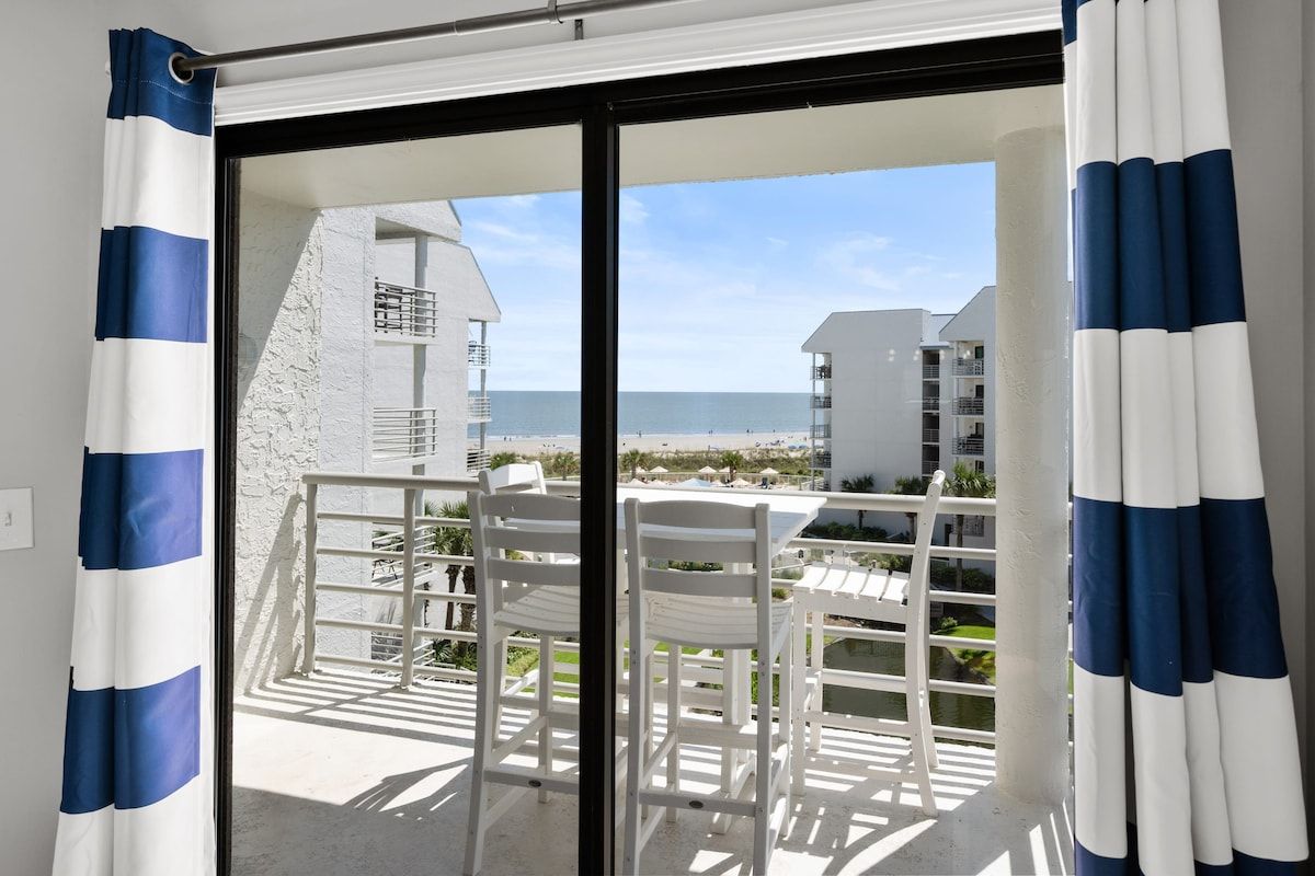 Ocean Views at Villamare 1404, Right on the Beach! image 18