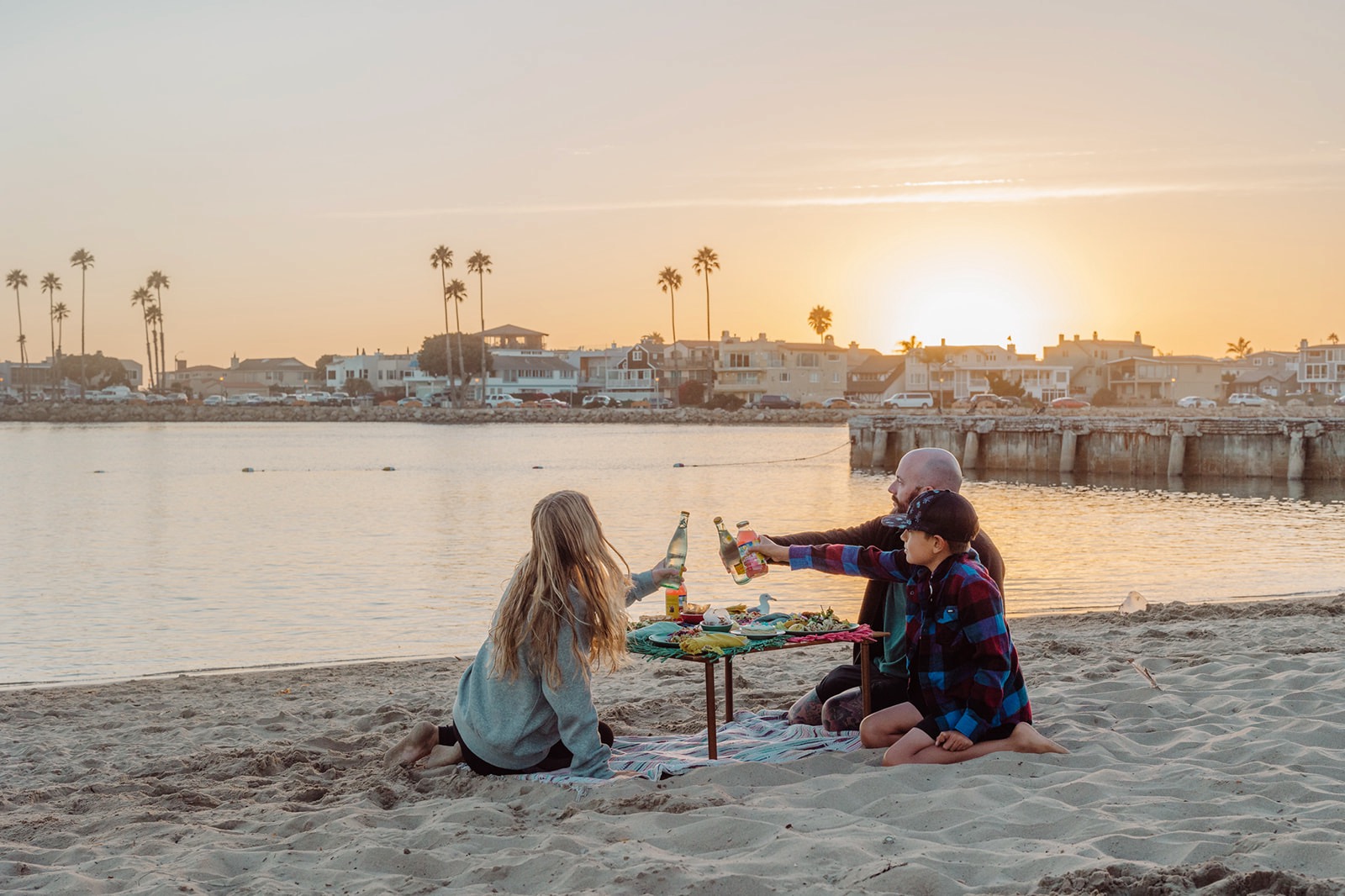 Just across the street are Kiddie and Hobie beaches, - Sunsets and Sailboats - Oxnard