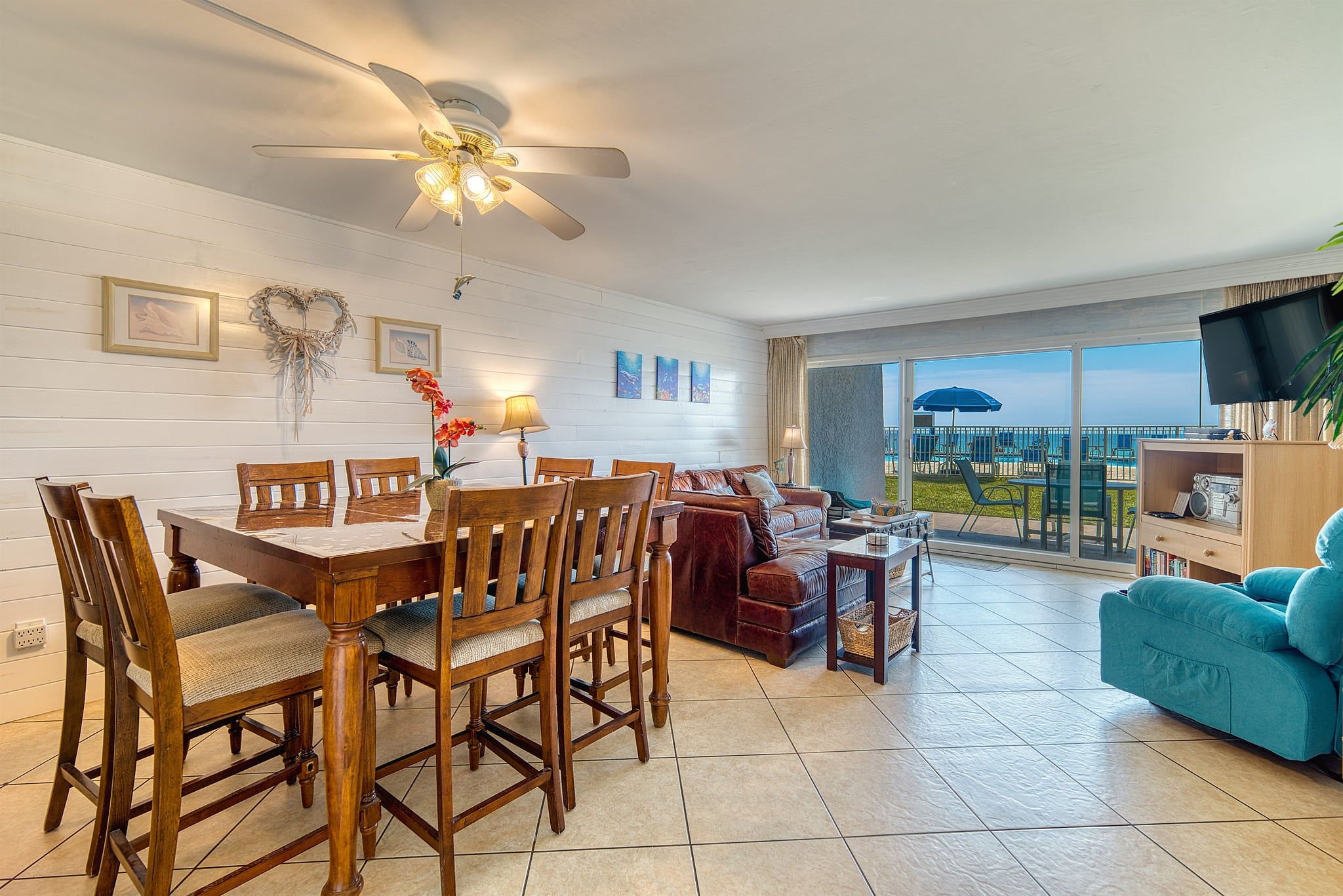 Beach views from the comfort of your living room!