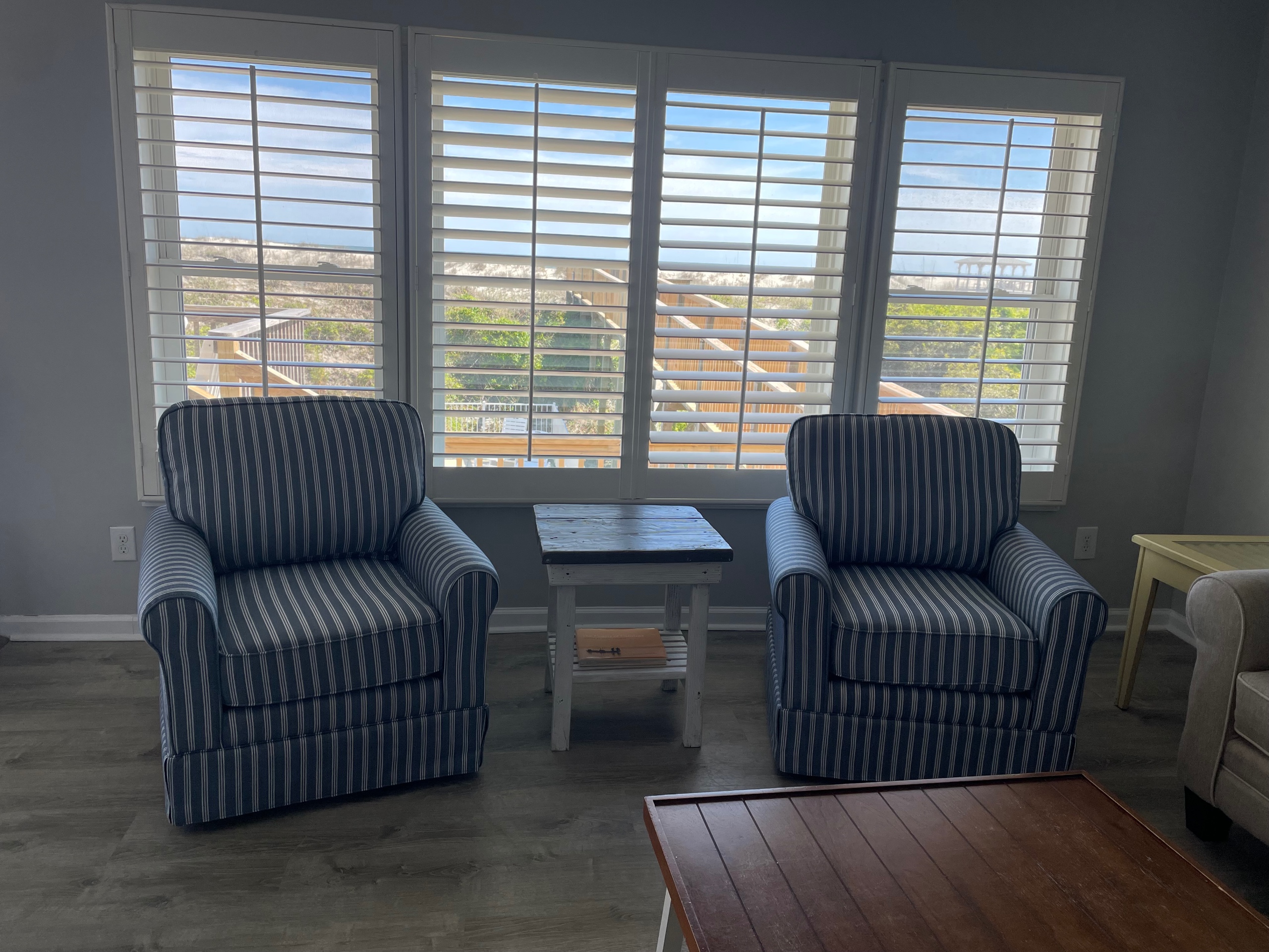 The spacious East side family room.
