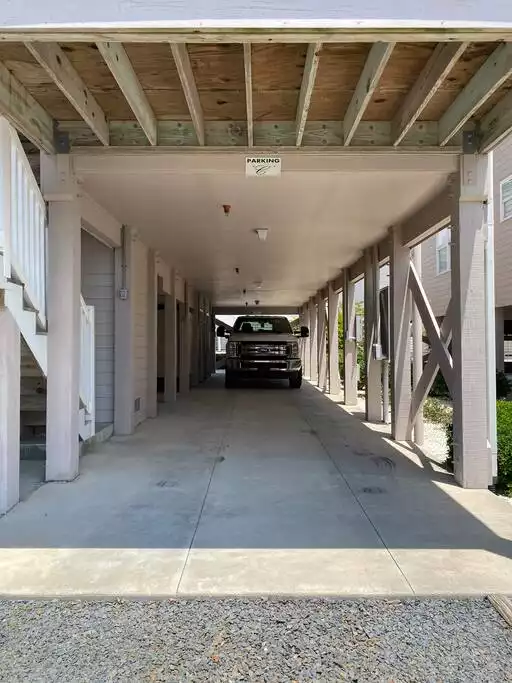 Single lane of designated parking.