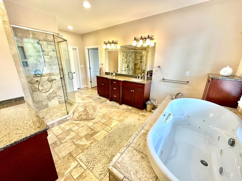 primary bathroom on main level