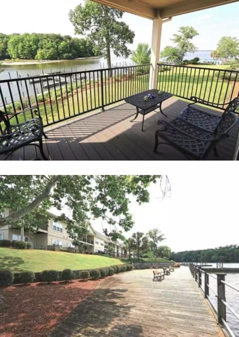 Boardwalk and patio view 