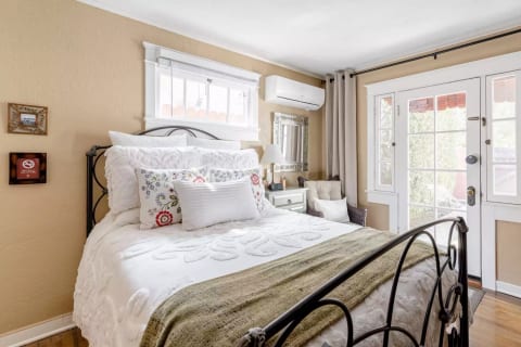 Abundant natural light with optional privacy window and door treatments.