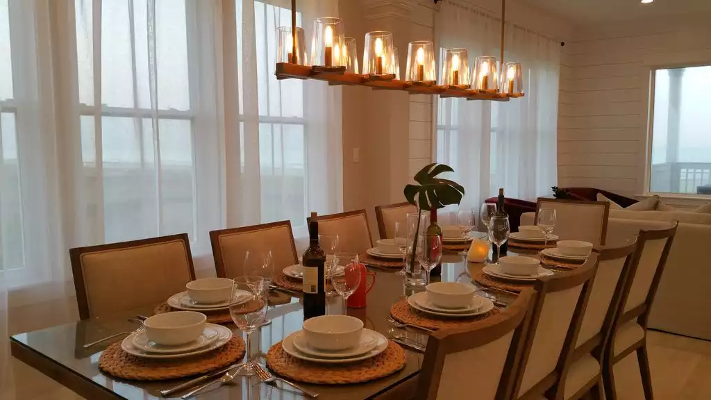 1st floor:  Dining room - Wilde Dunes - Galveston