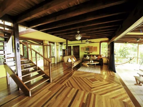 The open concept of Casa Rio Sierpe, bringing the outside In!