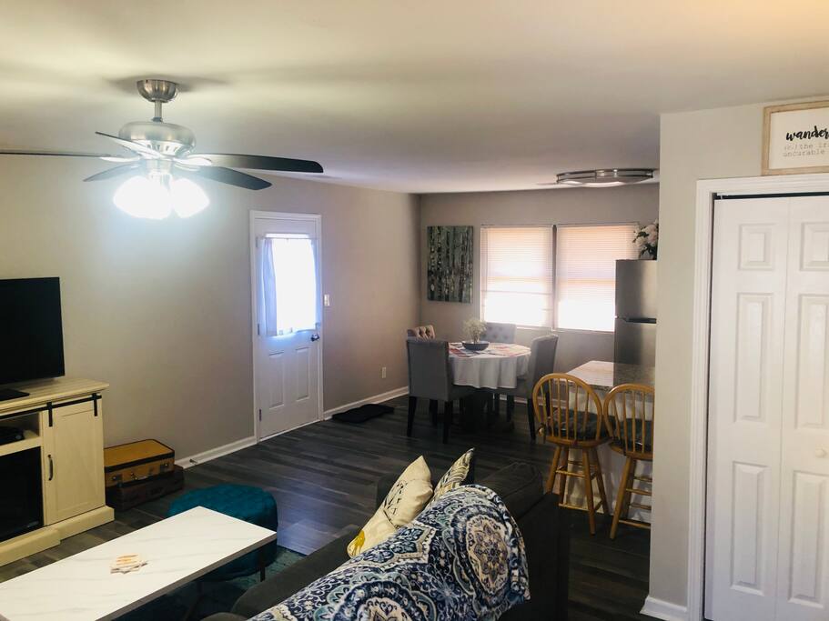 Looking from Living Room to Dining Area - Belk Road Bungalow/Cleaning Fee Included! - Newnan