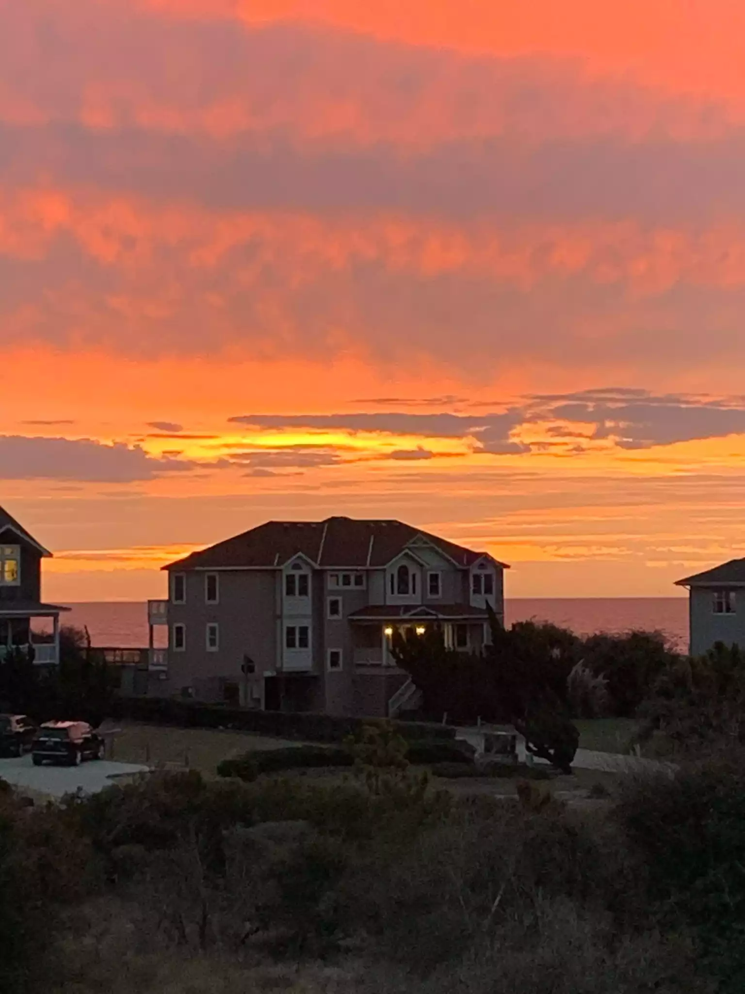 sunrise from dining room - Water Music OBX - Corolla