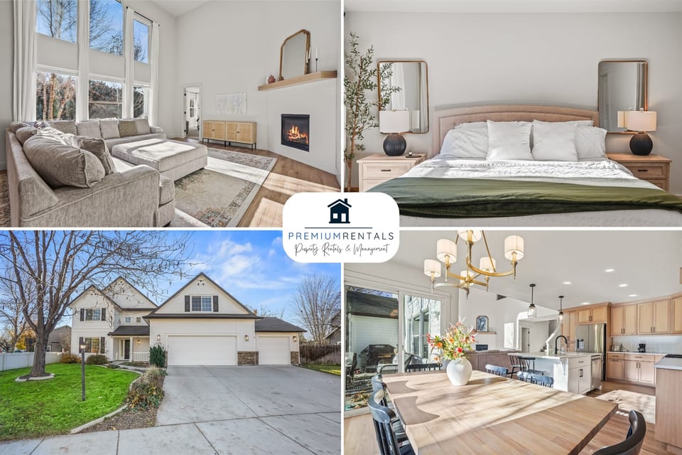 Spacious 5-Bedroom Retreat with Pool Access - Meridian