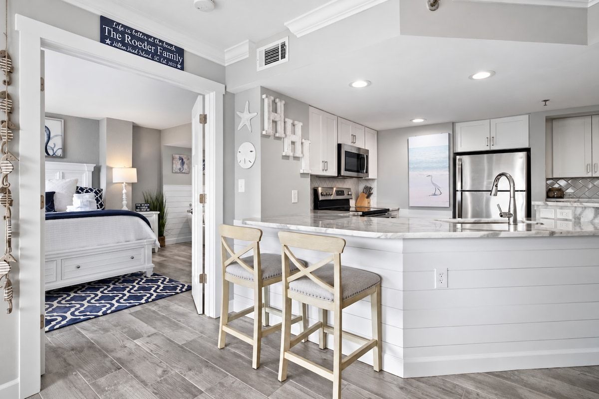 Ocean Views at Villamare 1405, Right on the Beach! image 26