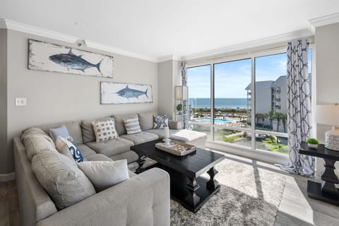 Ocean Views at Villamare 1405, Right on the Beach! image 1