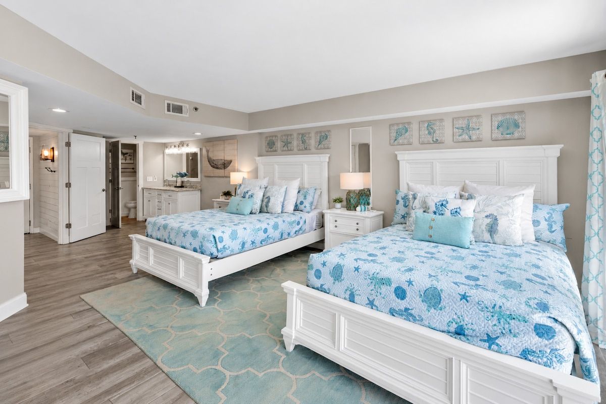 Ocean Views at Villamare 1405, Right on the Beach! image 29