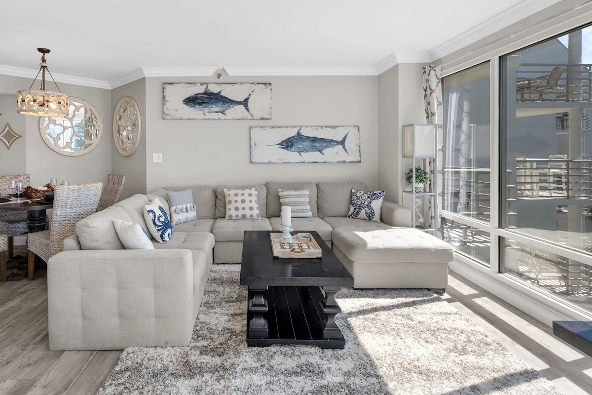 Ocean Views at Villamare 1405, Right on the Beach! image 10