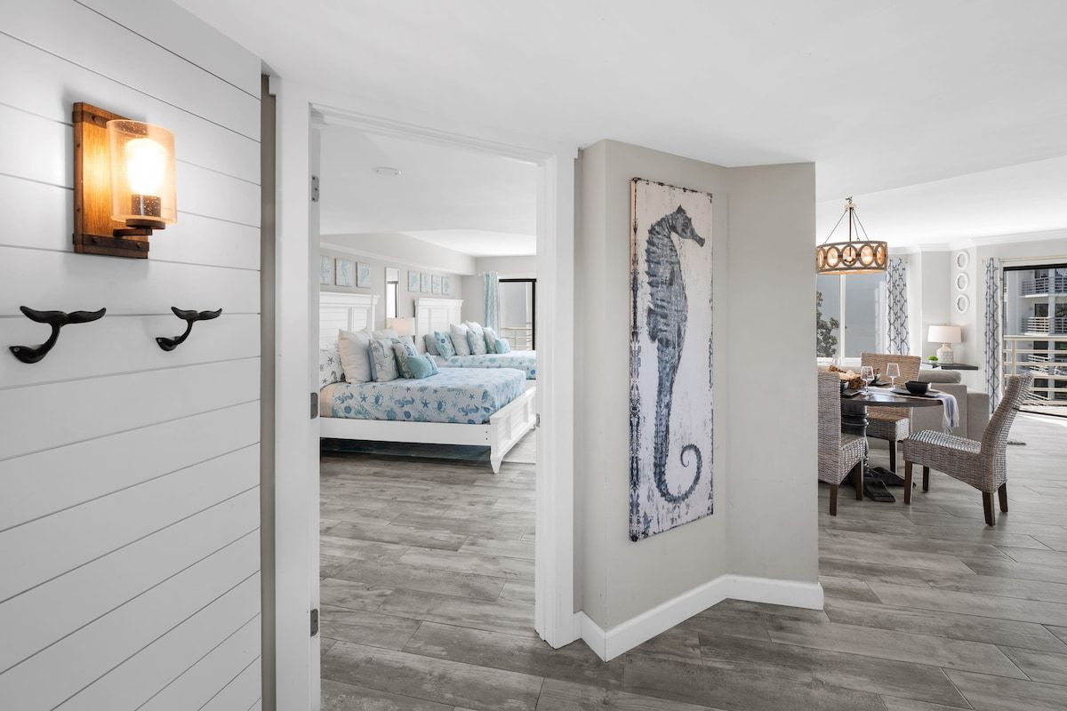 Ocean Views at Villamare 1405, Right on the Beach! image 27