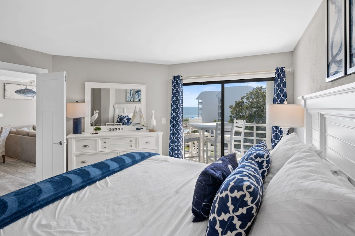 Ocean Views at Villamare 1405, Right on the Beach! image 17
