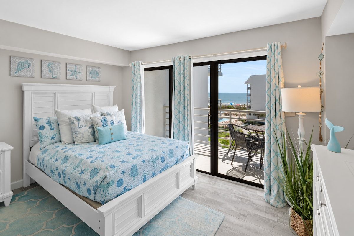 Ocean Views at Villamare 1405, Right on the Beach! image 30