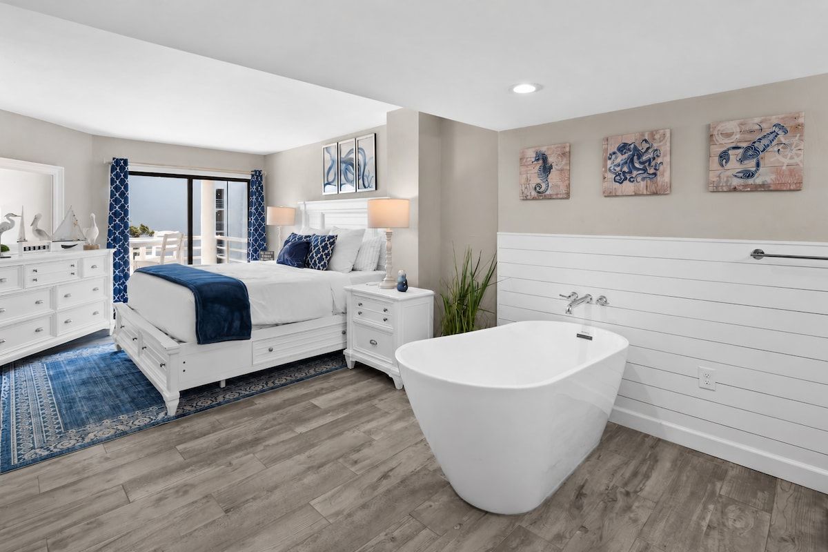 Ocean Views at Villamare 1405, Right on the Beach! image 2
