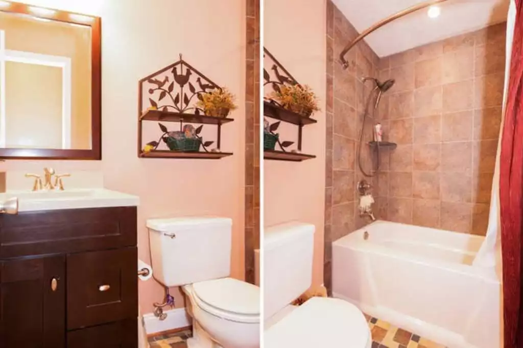 Guest room #1 bathroom - lower level Guest room #1 bathroom - lower level - Townhome-Fairfax/Reston/Chantilly/Fair Oaks - Fairfax