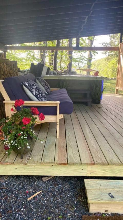 Hot Tub Area
Undercover!