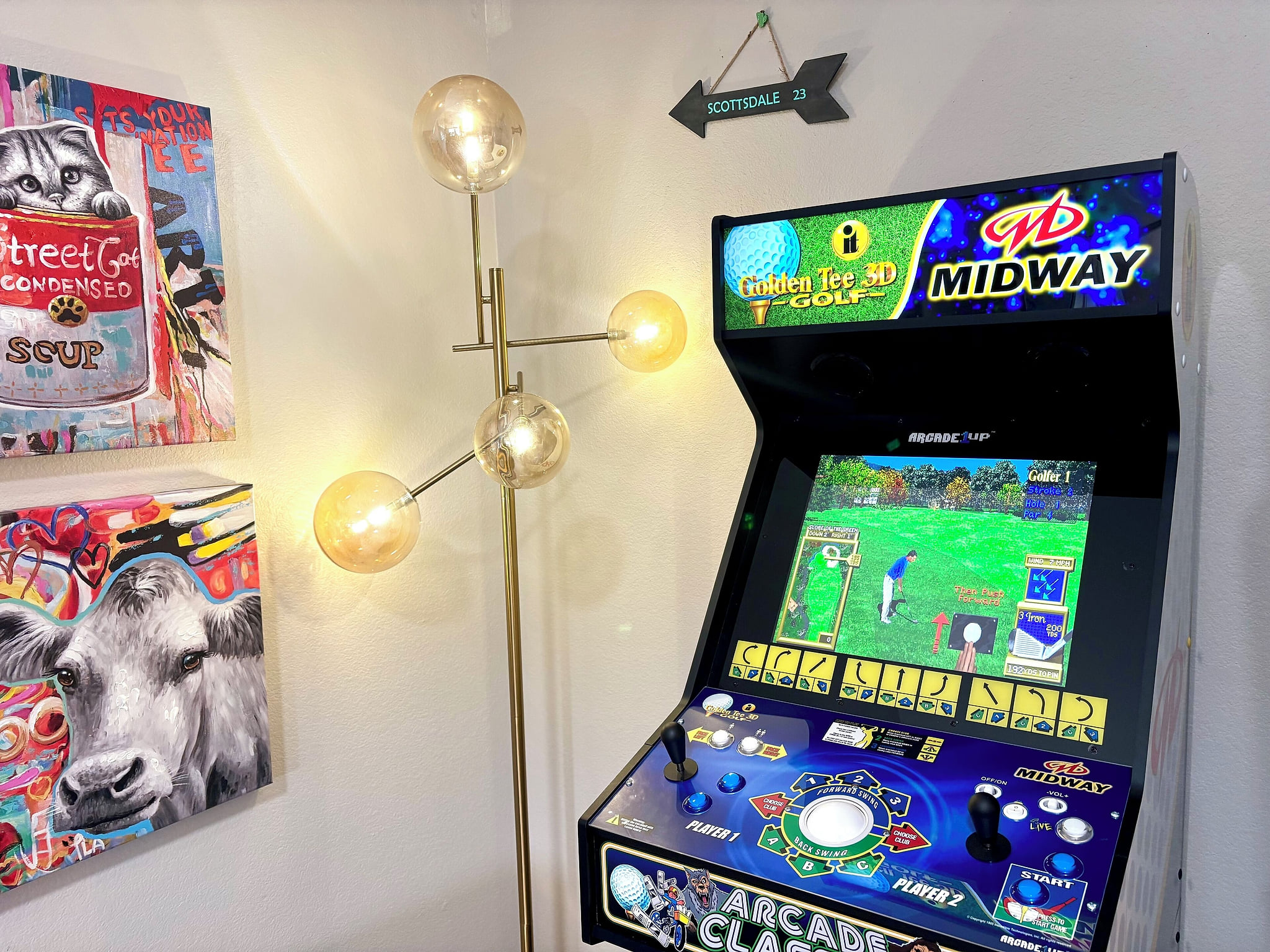 Play the night away with Golden Tee and other classic arcade games