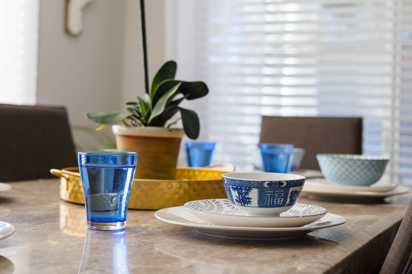 Decorative fun dishware. Stadium Oasis Glendale, Az