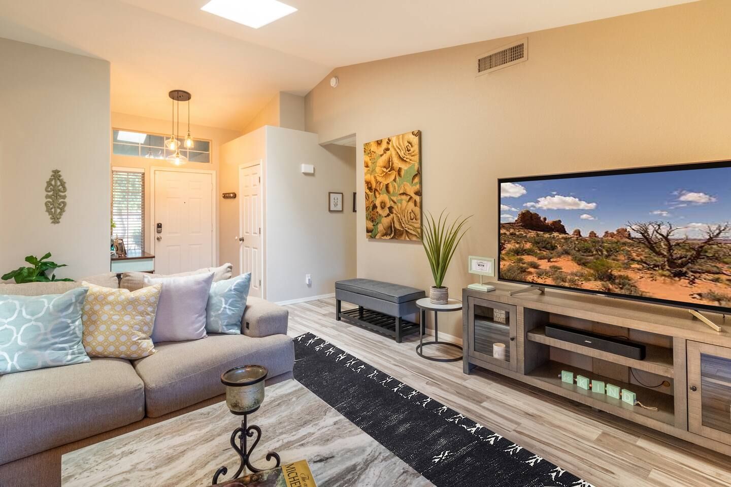 65" Smart TV with Amazon Prime, Peacock, Disney, Sling & Paramount Apps included. Stadium Oasis Glendale, AZ