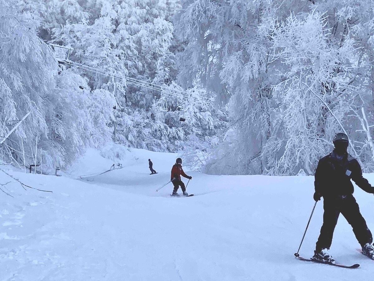 Put your boots on and walk the five minutes to the Sugar Mountain ticket window to be on the slopes in no time. Tubing and ice skating are on the far side of the condo lodge and a two minute walk. No better location year round.  Suite Escape@Snowlake   3-30 NTS | WALK to Lifts