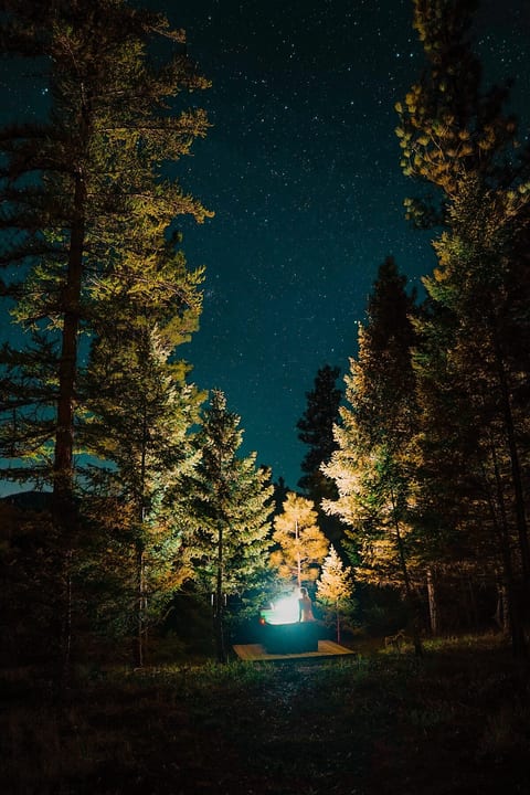 Stargaze from the hot tub, sign up for your time at The Commons Area Lounge.