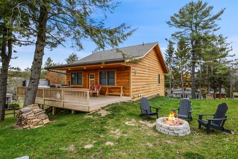 Cozy up to the fire pit for those summer and winter nights and roast some smores!