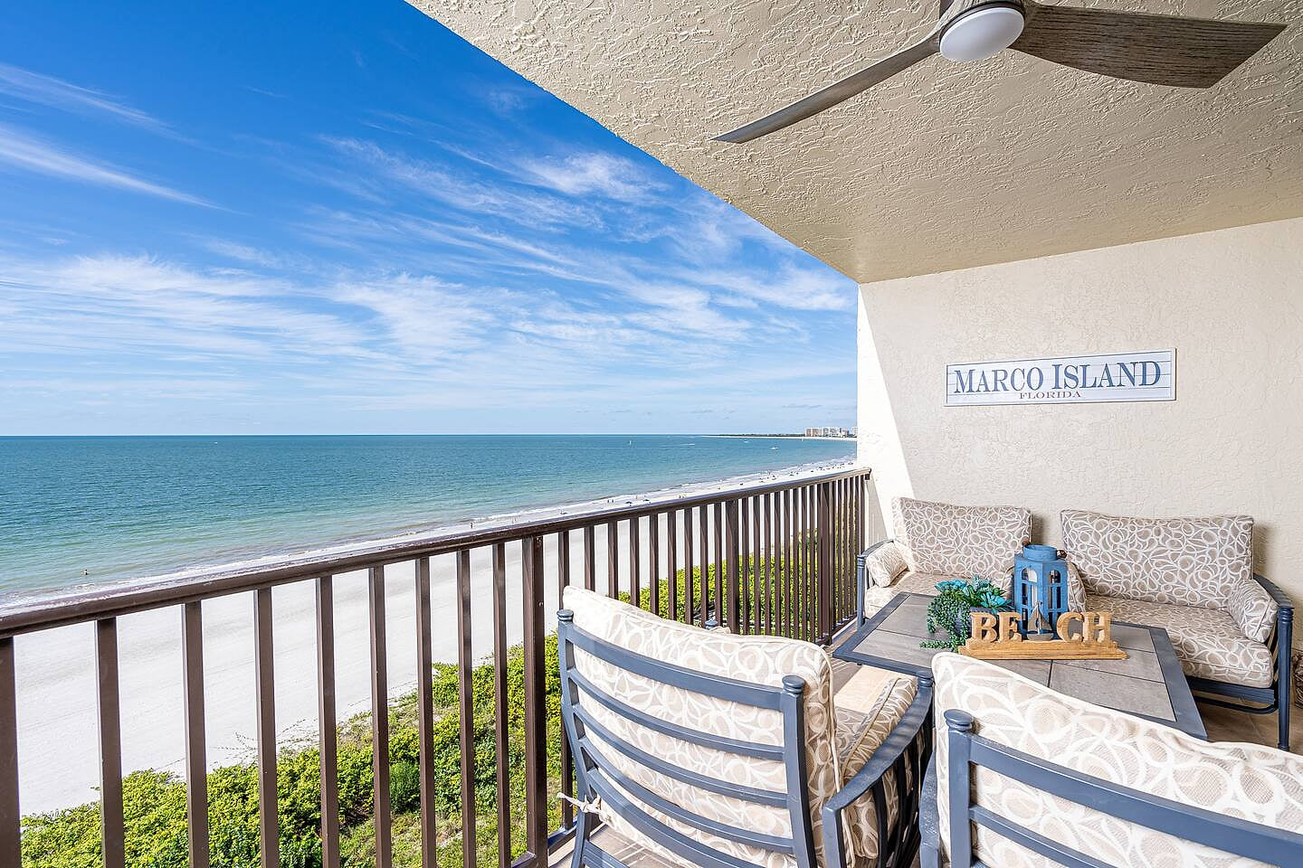 Expansive views of Marco Island beach