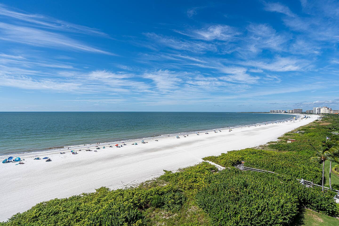 Views up and down Marco Island Beach