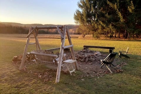 Unbeatable view from the firepit right out front.