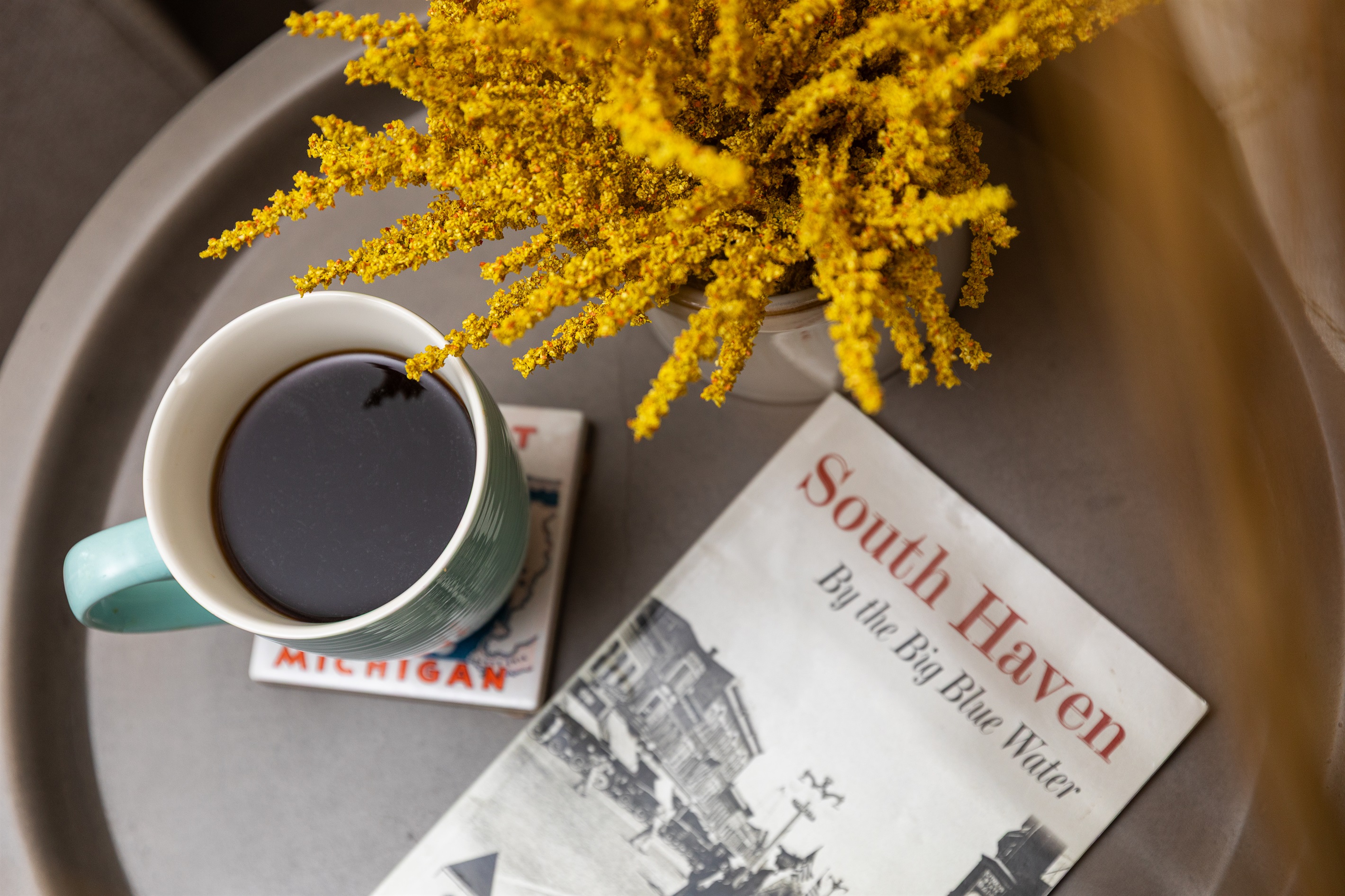 Read a book and enjoy your coffee!