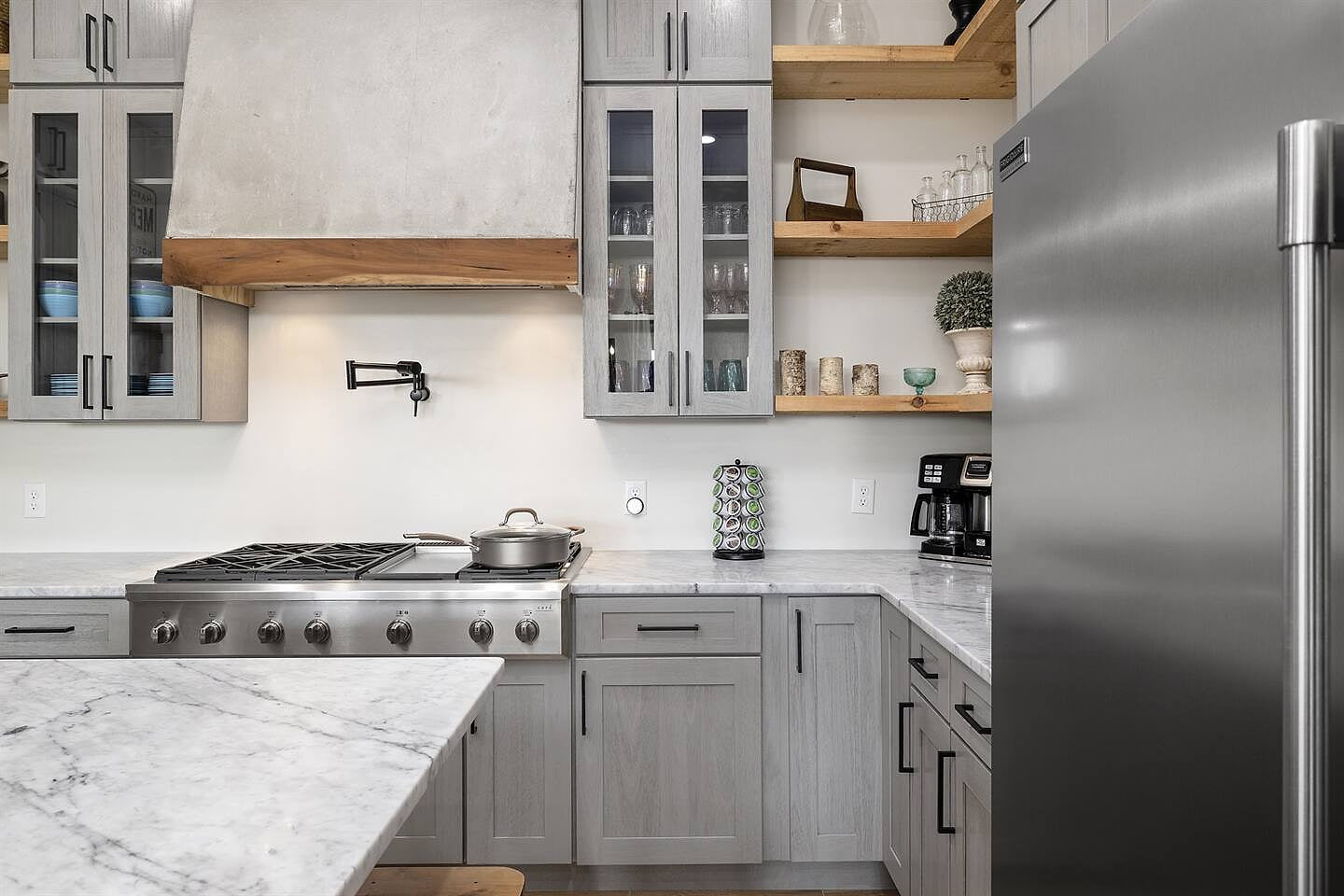 Professional Grade Freezer / Fridge and Gas Stove
