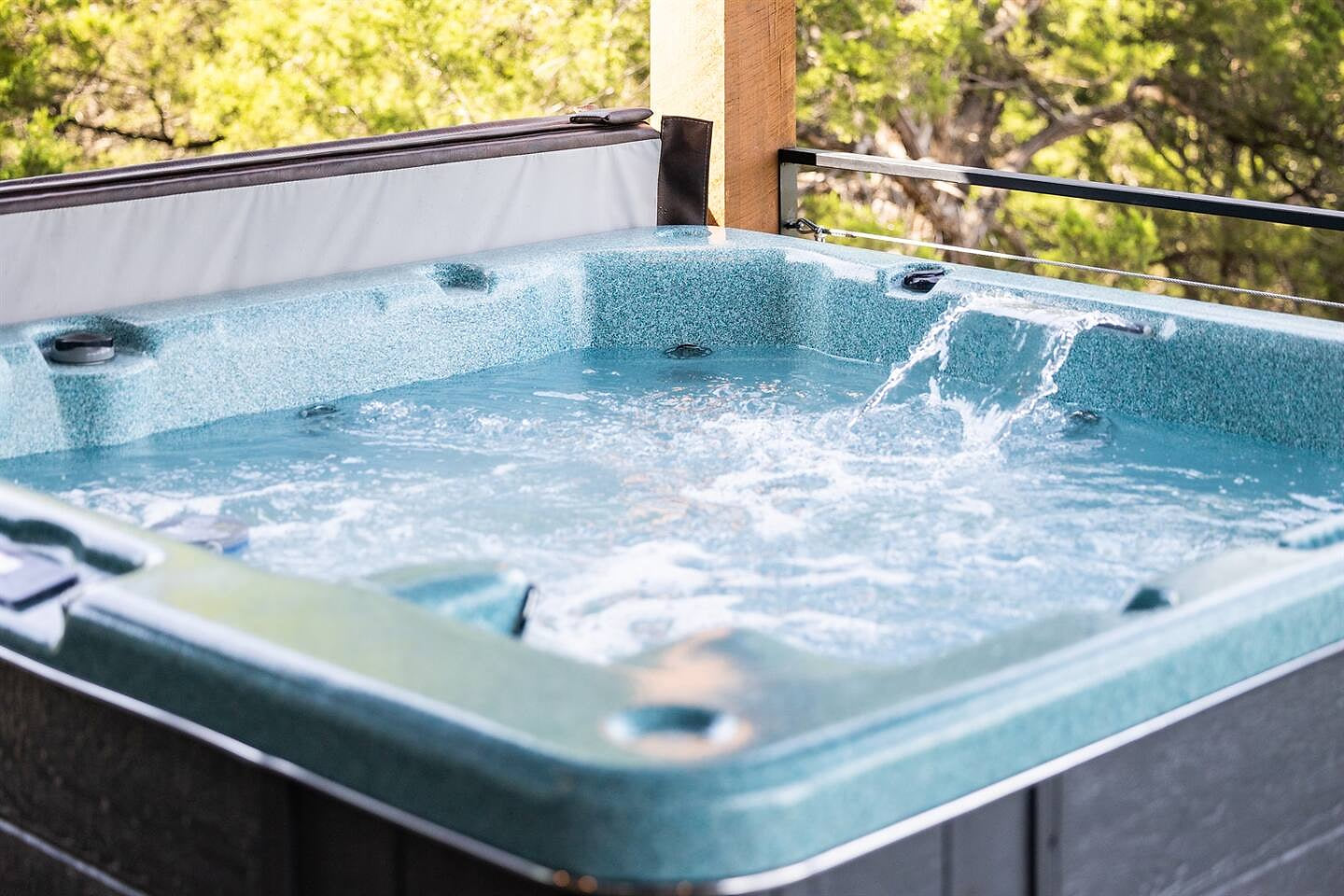 Hot Tub on the Wraparound Deck