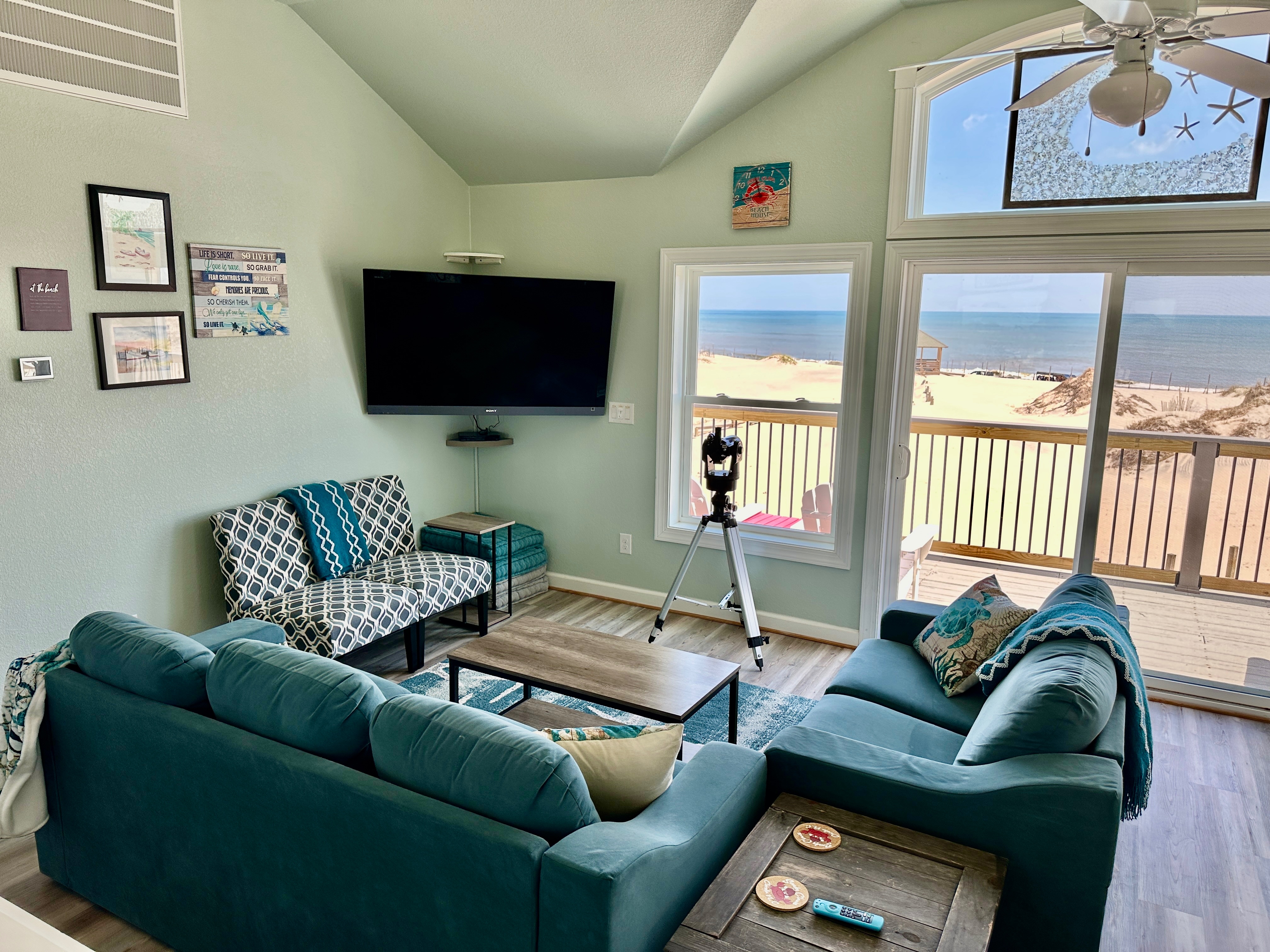 Living room, located on second floor.