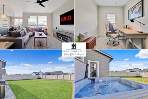 4 Bedroom Home with Full Office Space and Hot tub!