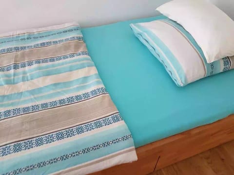 Room 3, small double-bed (1.2 meters wide)