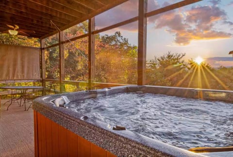 Relax and unwind after a day of exploring the beautiful Blue Ridge Mountains!