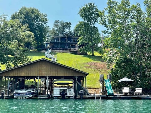View of the house from the water