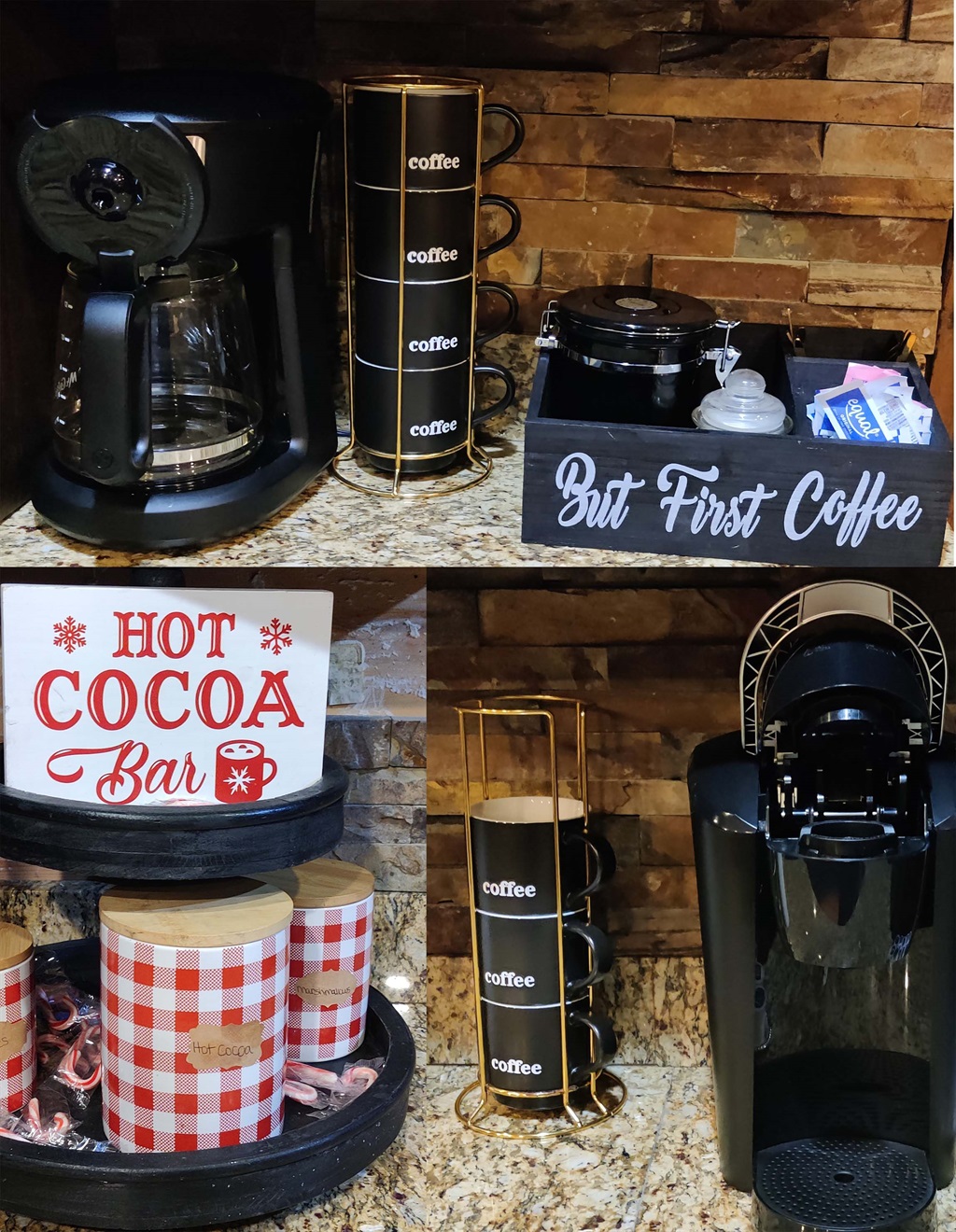 Enjoy a morning cup of coffee and hot chocolate at night Enjoy a morning cup of coffee and hot chocolate at night - Iron Horse Lodge - Broken Bow