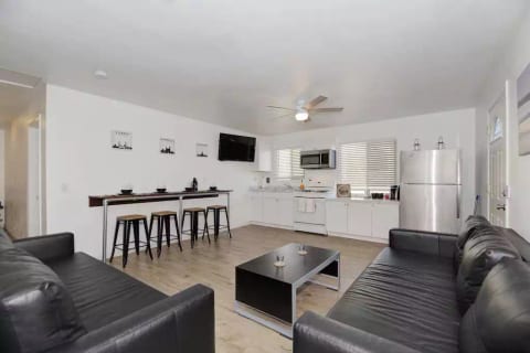 Enjoy your ultimate vacation stay at Casa 415! Newly remodeled home features numerous highly sought after amenities to enhance the comfort and convenience of your stay. Simple industrial touches combine with clean luxurious finishes to create the perfect, relaxed space for family and friends to create memories together in the heart of revitalized downtown Chula Vista.