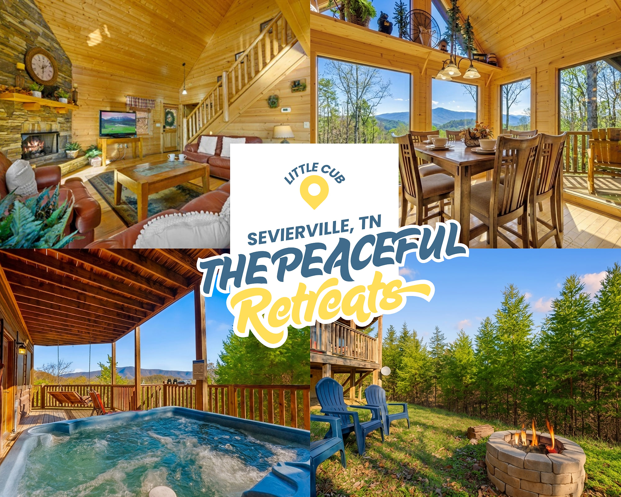From sunrise soaks in the hot tub to late-night laughter around the fire pit, this cabin is made for unforgettable moments. Challenge friends to a game of pool, take in sweeping mountain views, and let time slow down in your private retreat above the trees