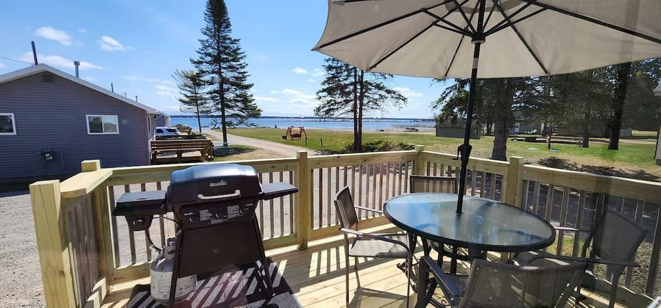Lake view from deck